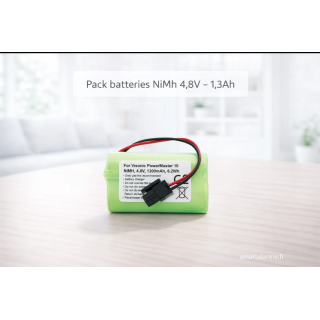 Pack batteries NiMh 4,8V-1,3Ah