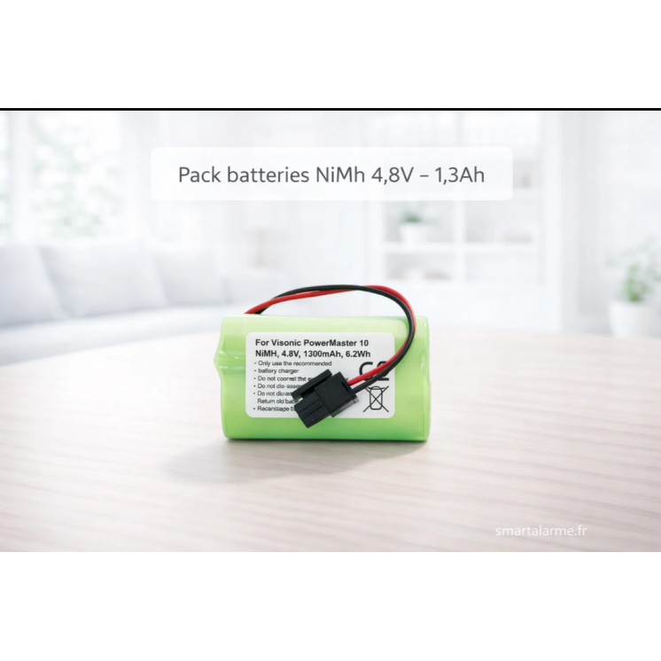 Pack batteries NiMh 4,8V-1,3Ah