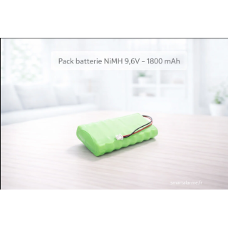Pack batterie NiMH 9,6V - 1800 mAh