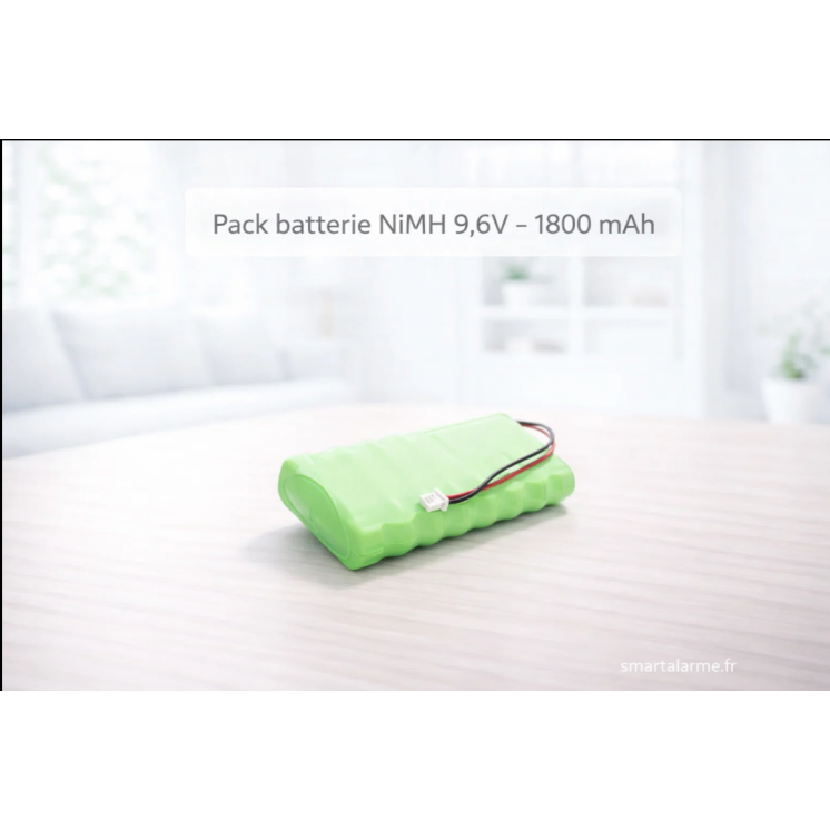 Pack batterie NiMH 9,6V - 1800 mAh