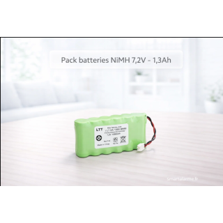 Pack batteries NiMh 7,2V-1,3Ah