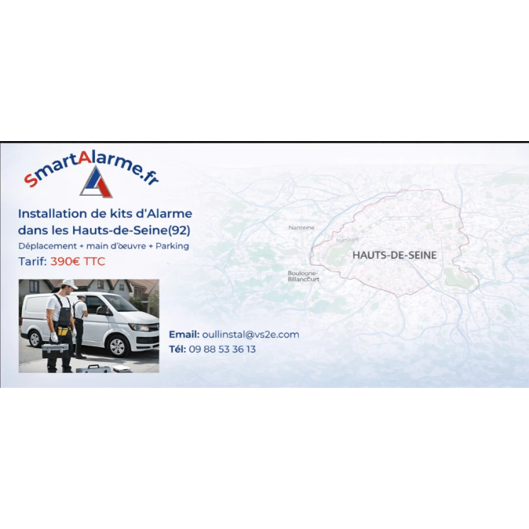 Installation de Kits d'Alarme dans les Hauts-de-Seine (92)