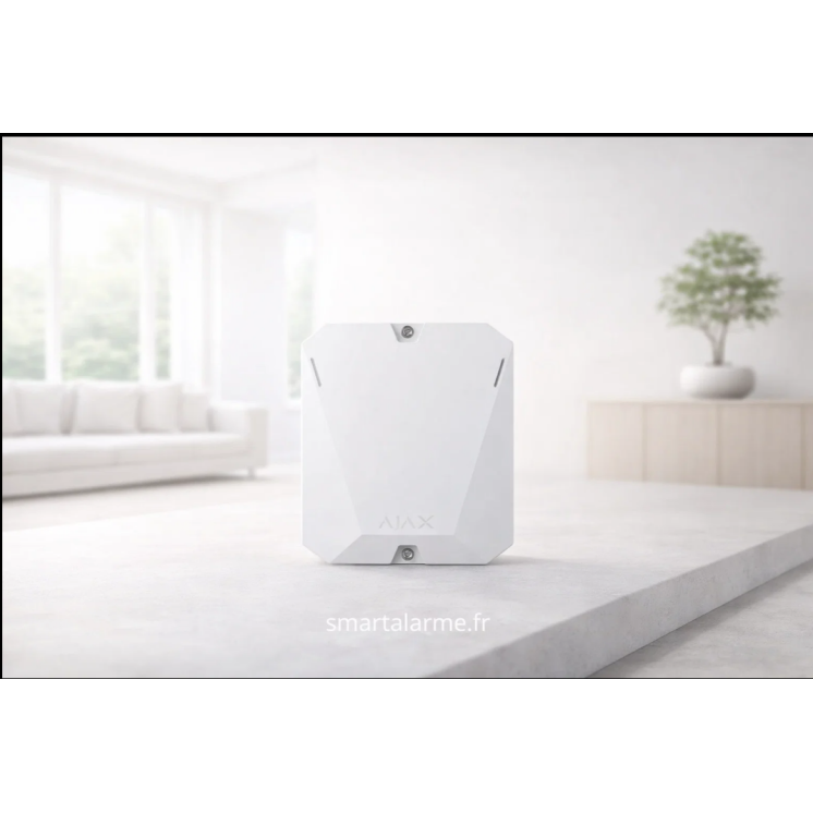 Ajax Hub (4G)-W BP – Centrale d’alarme pour bijouterie professionnelle