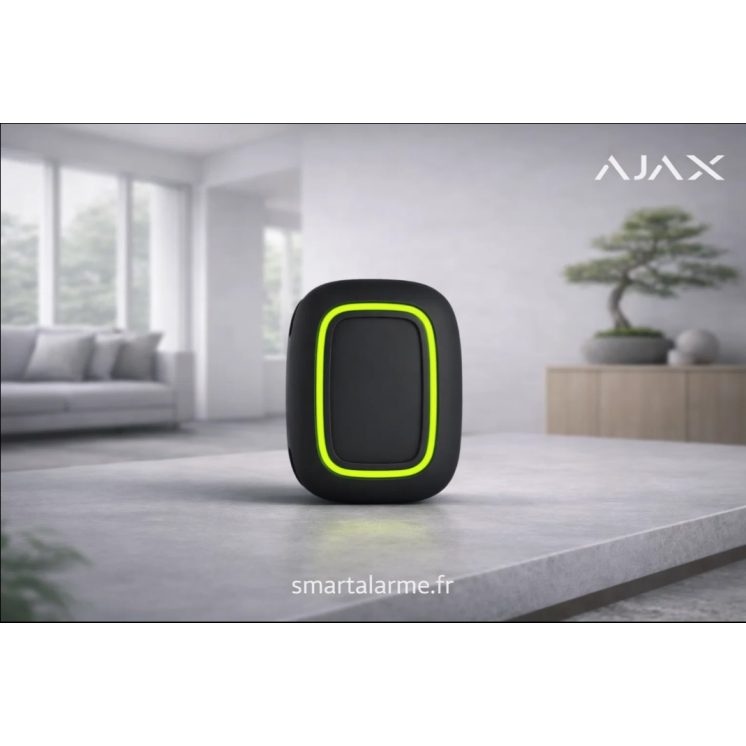 Ajax Button-B – Bouton d’alerte sans fil noir