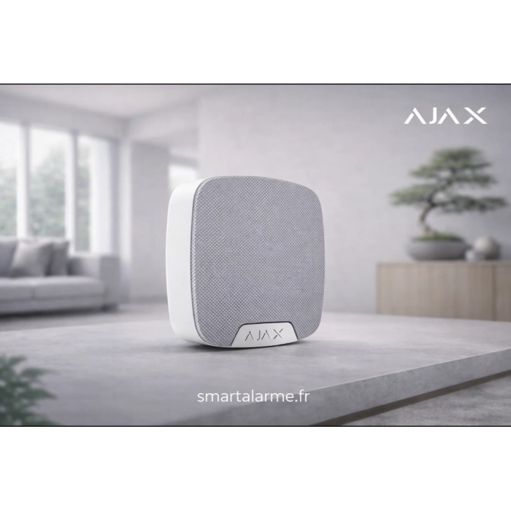 Ajax HomeSiren-W – Sirène intérieure sans fil 105 dB certifiée EN 5013
