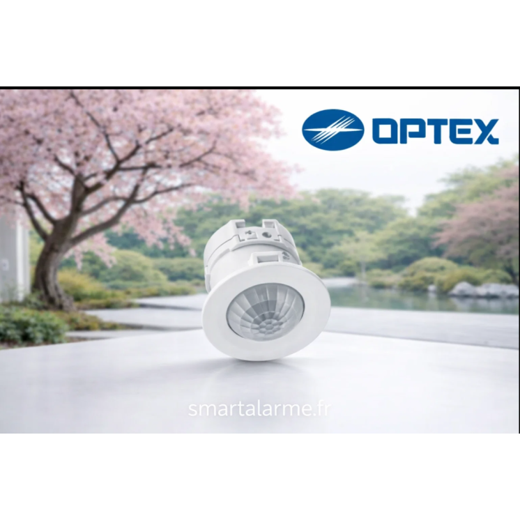 Détecteur plafond encastré Optex AP-360BR(C) – sans fil – Smartalarme.