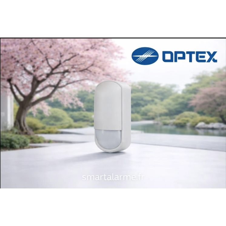 Optex FLX-P-DT-X8 | Détecteur DUAL 15m/24m IRP + hyperfréquence