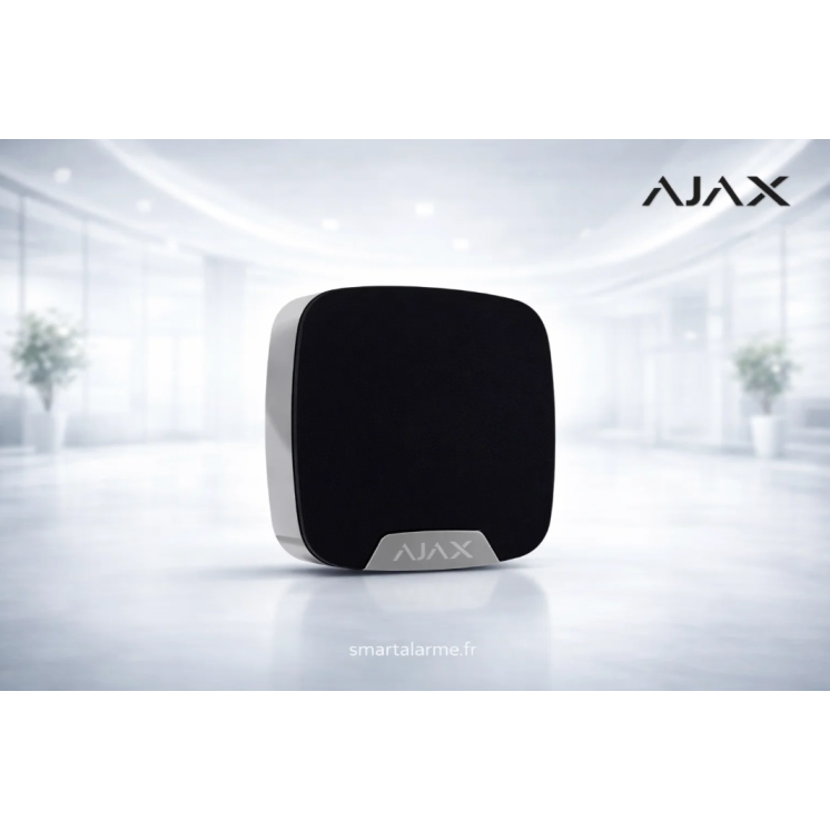 Ajax Superior Line HomeSiren : Sirène Intérieure Sans Fil Noire pour S