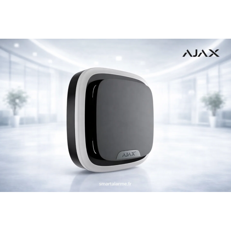 Ajax StreetSiren Plus S-B – Sirène extérieure sans fil noire